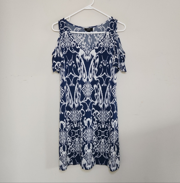 Women's MSK Cold Shoulder Dress Sz Petite Medium - Picture 6 of 6